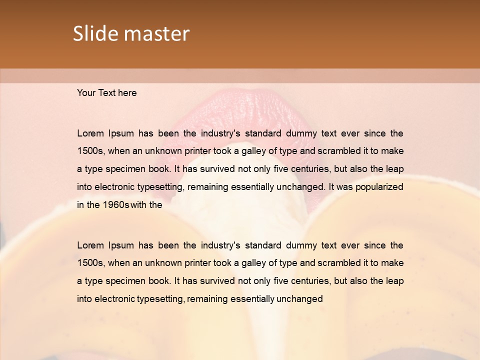 Smile Mouth Lifestyles PowerPoint Template