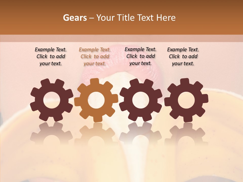 Smile Mouth Lifestyles PowerPoint Template