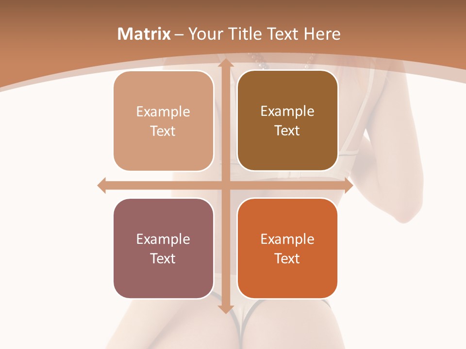 Panties Voluptuous Strings PowerPoint Template