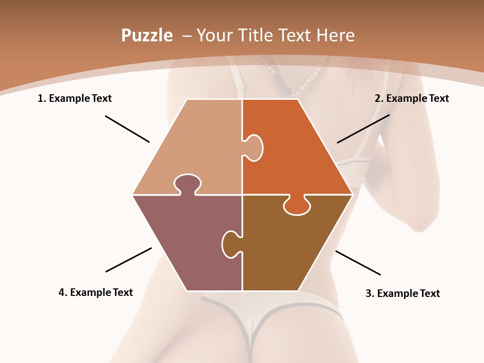 Panties Voluptuous Strings PowerPoint Template