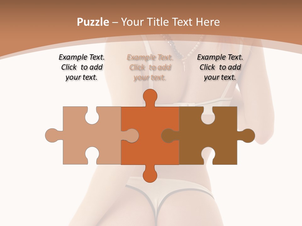 Panties Voluptuous Strings PowerPoint Template