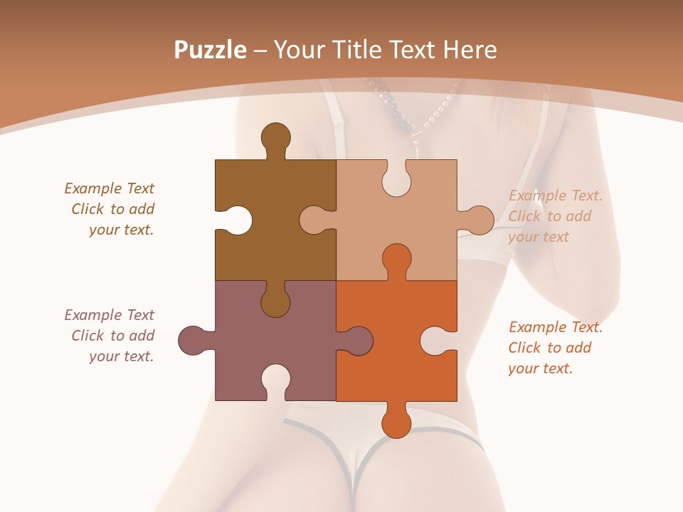 Panties Voluptuous Strings PowerPoint Template