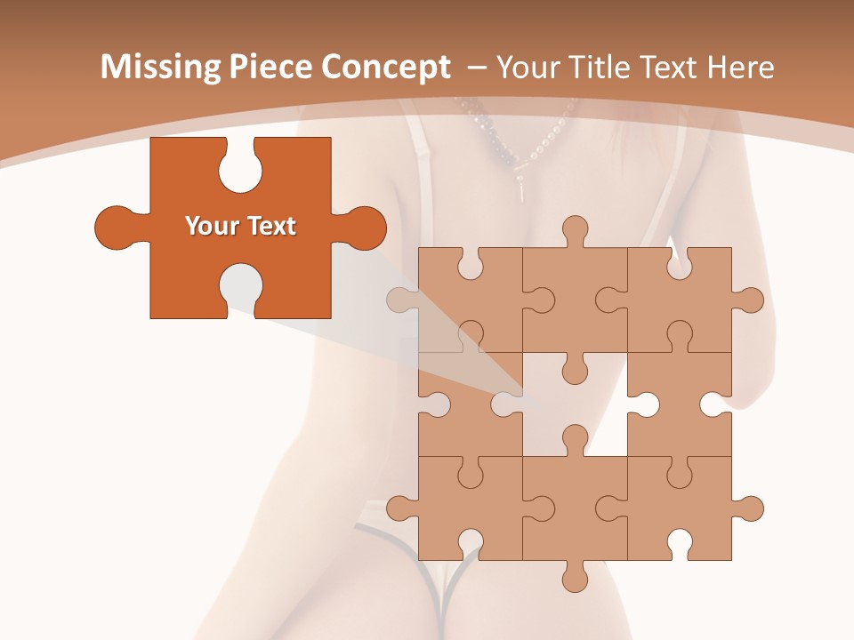 Panties Voluptuous Strings PowerPoint Template