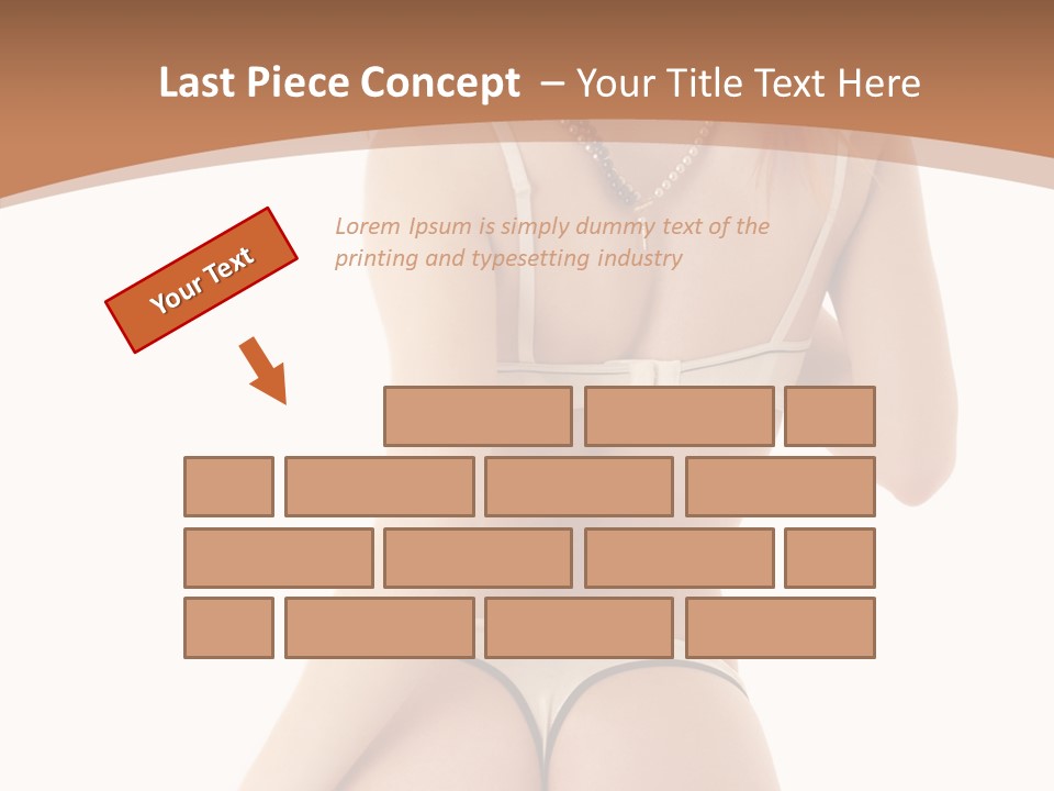 Panties Voluptuous Strings PowerPoint Template