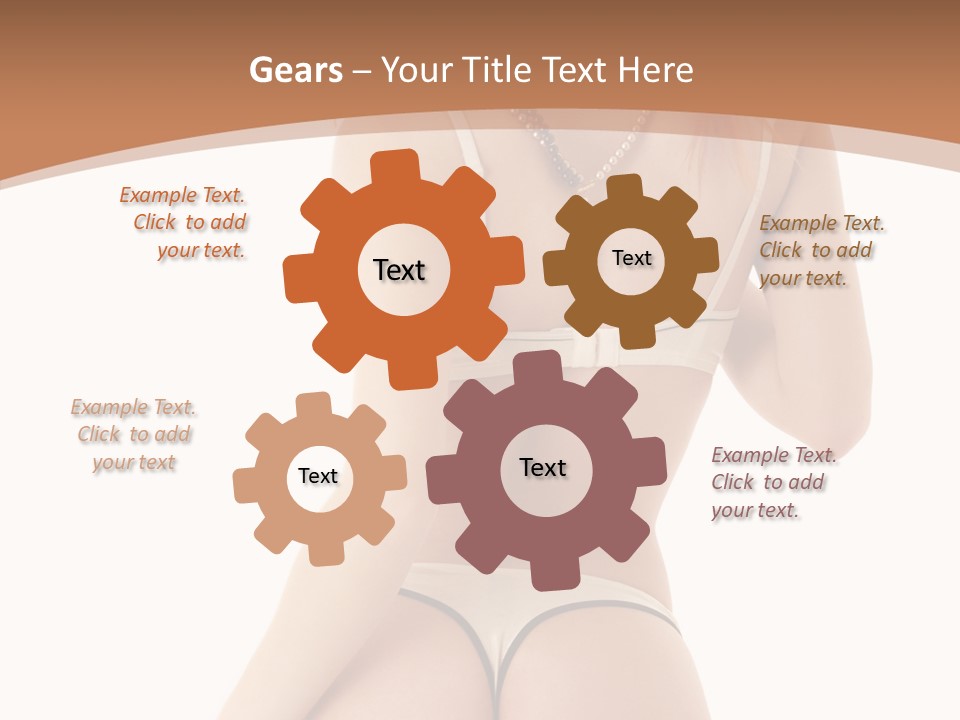 Panties Voluptuous Strings PowerPoint Template