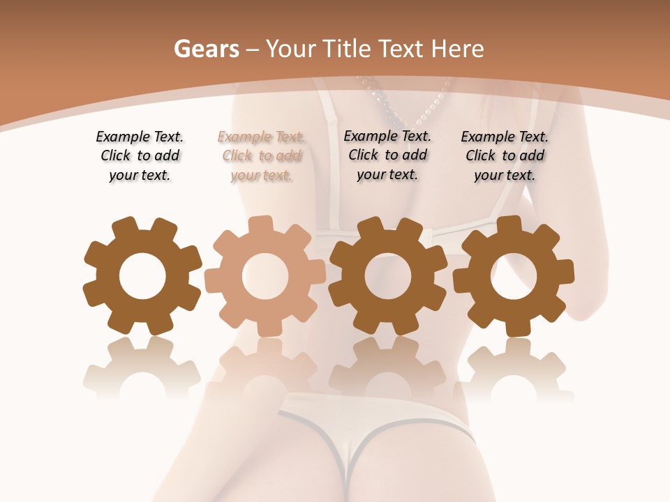 Panties Voluptuous Strings PowerPoint Template