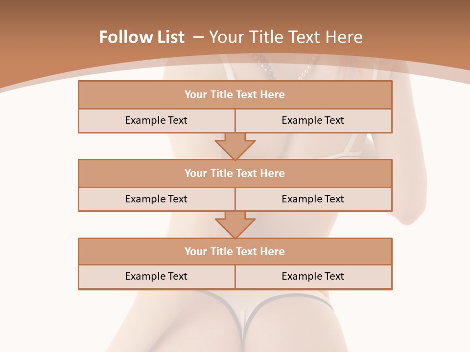 Panties Voluptuous Strings PowerPoint Template