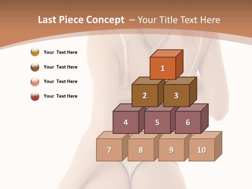 Panties Voluptuous Strings PowerPoint Template