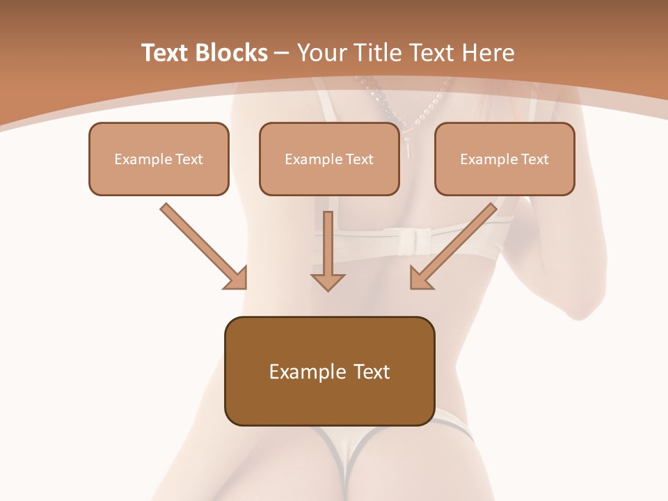 Panties Voluptuous Strings PowerPoint Template