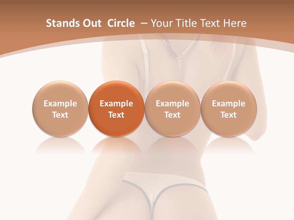 Panties Voluptuous Strings PowerPoint Template