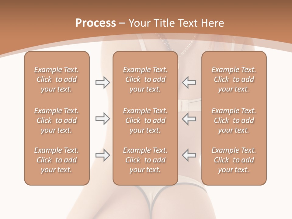 Panties Voluptuous Strings PowerPoint Template