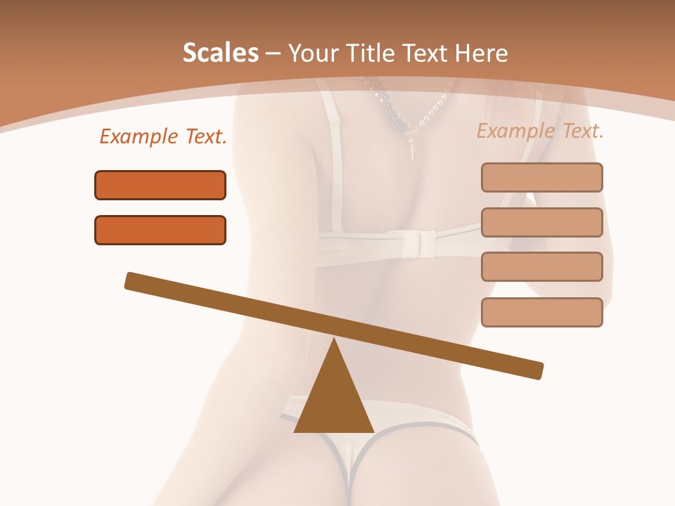 Panties Voluptuous Strings PowerPoint Template