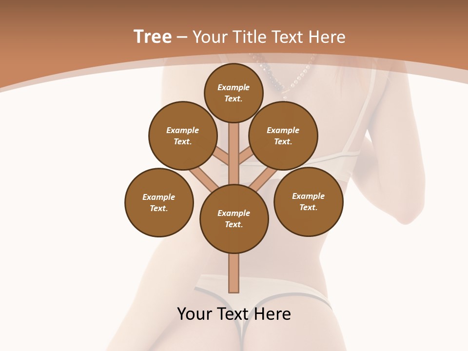 Panties Voluptuous Strings PowerPoint Template