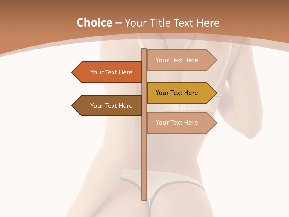 Panties Voluptuous Strings PowerPoint Template