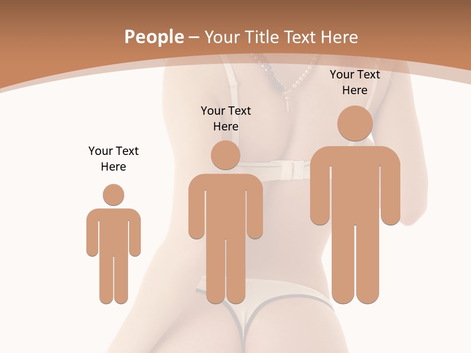 Panties Voluptuous Strings PowerPoint Template