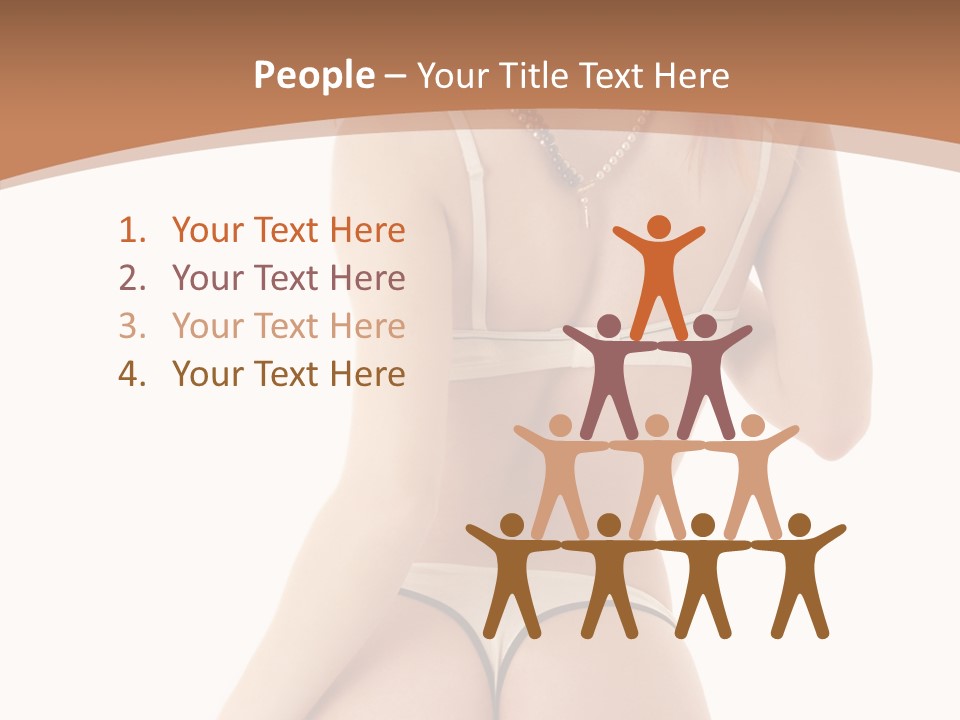 Panties Voluptuous Strings PowerPoint Template