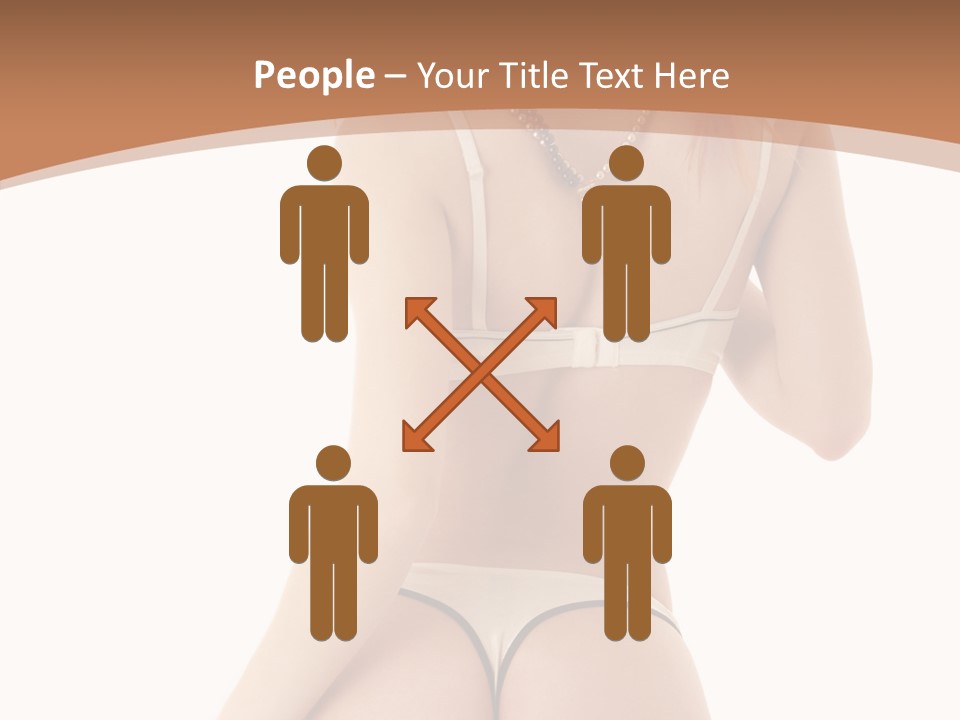 Panties Voluptuous Strings PowerPoint Template