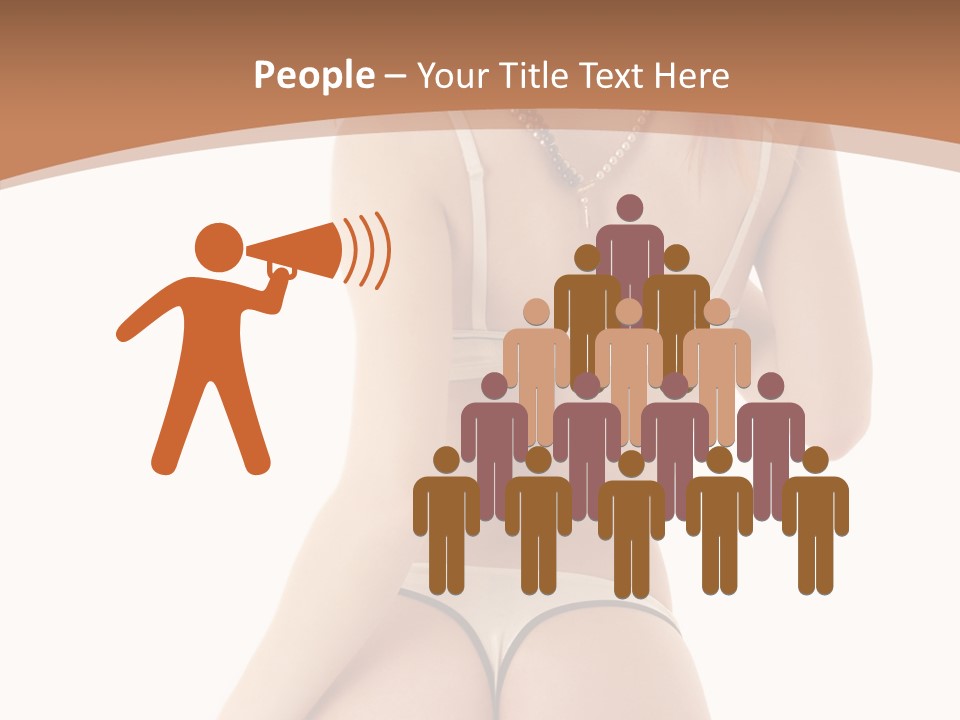 Panties Voluptuous Strings PowerPoint Template