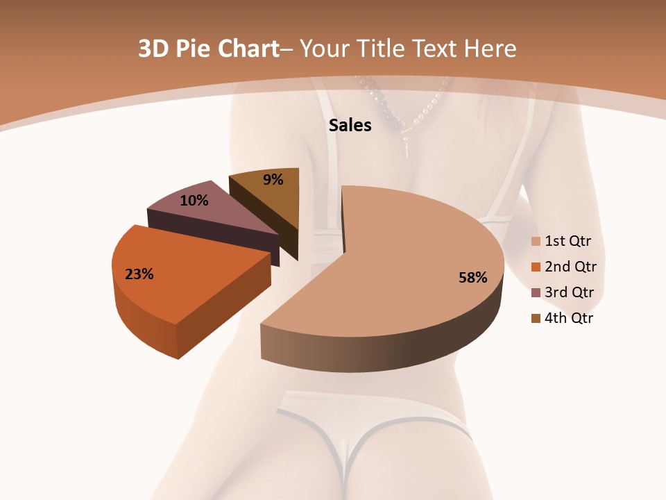 Panties Voluptuous Strings PowerPoint Template