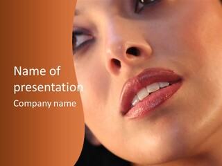 Beautiful Professional Face PowerPoint Template