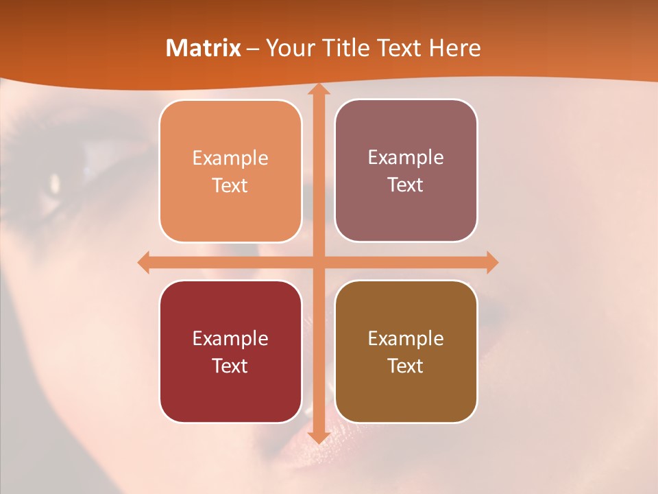 Beautiful Professional Face PowerPoint Template