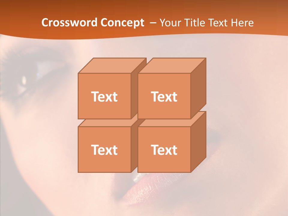Beautiful Professional Face PowerPoint Template