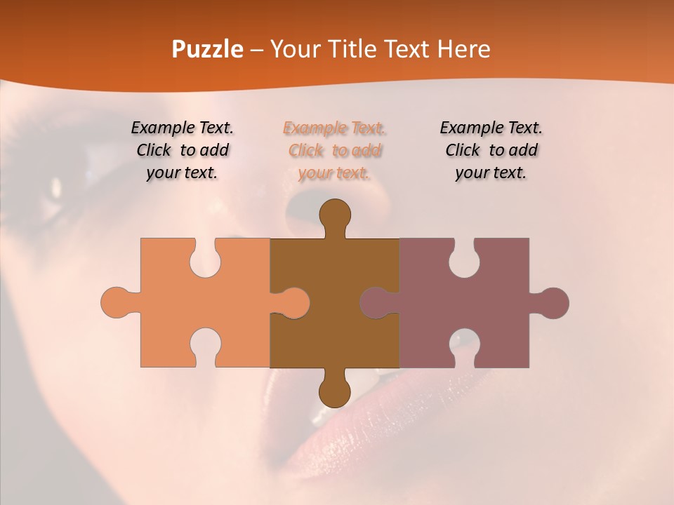 Beautiful Professional Face PowerPoint Template