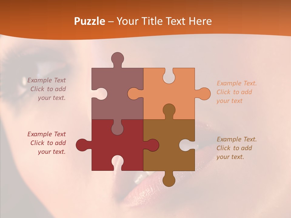 Beautiful Professional Face PowerPoint Template