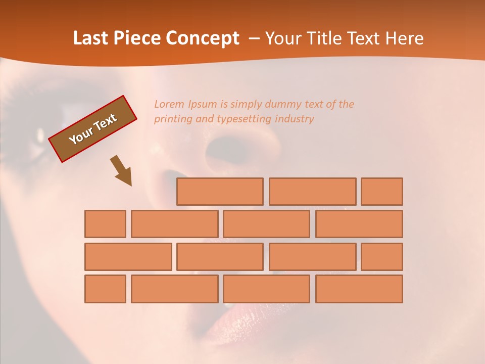 Beautiful Professional Face PowerPoint Template