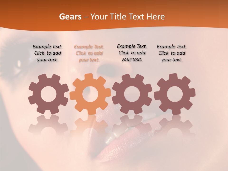 Beautiful Professional Face PowerPoint Template