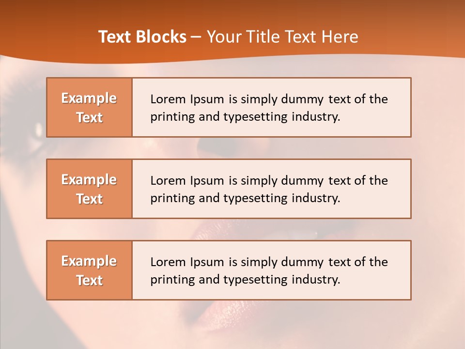 Beautiful Professional Face PowerPoint Template