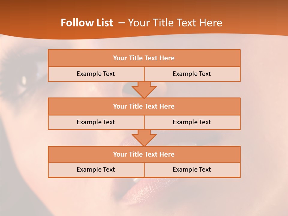 Beautiful Professional Face PowerPoint Template