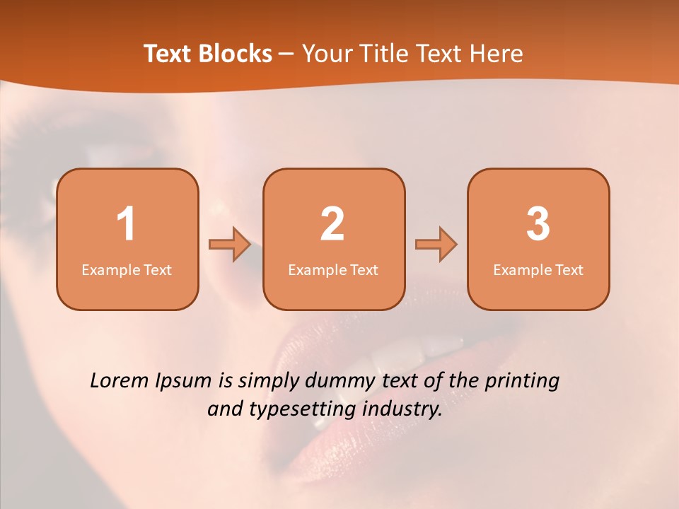Beautiful Professional Face PowerPoint Template