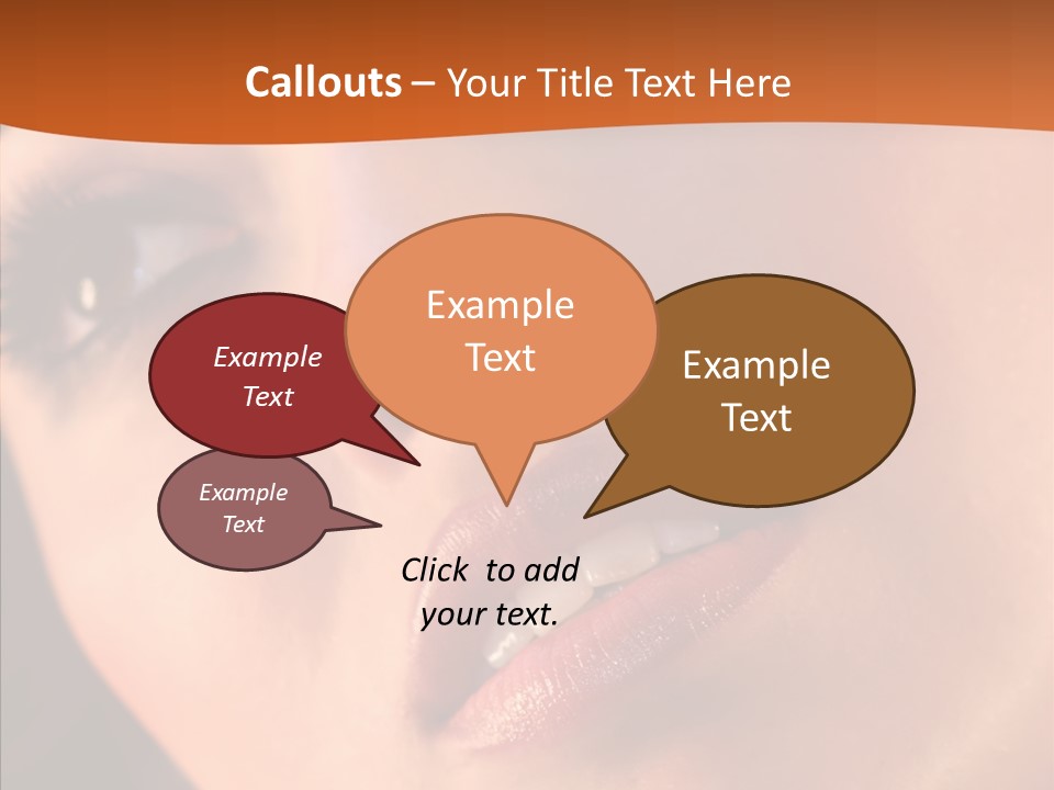 Beautiful Professional Face PowerPoint Template