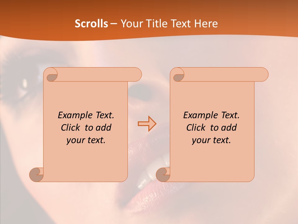 Beautiful Professional Face PowerPoint Template