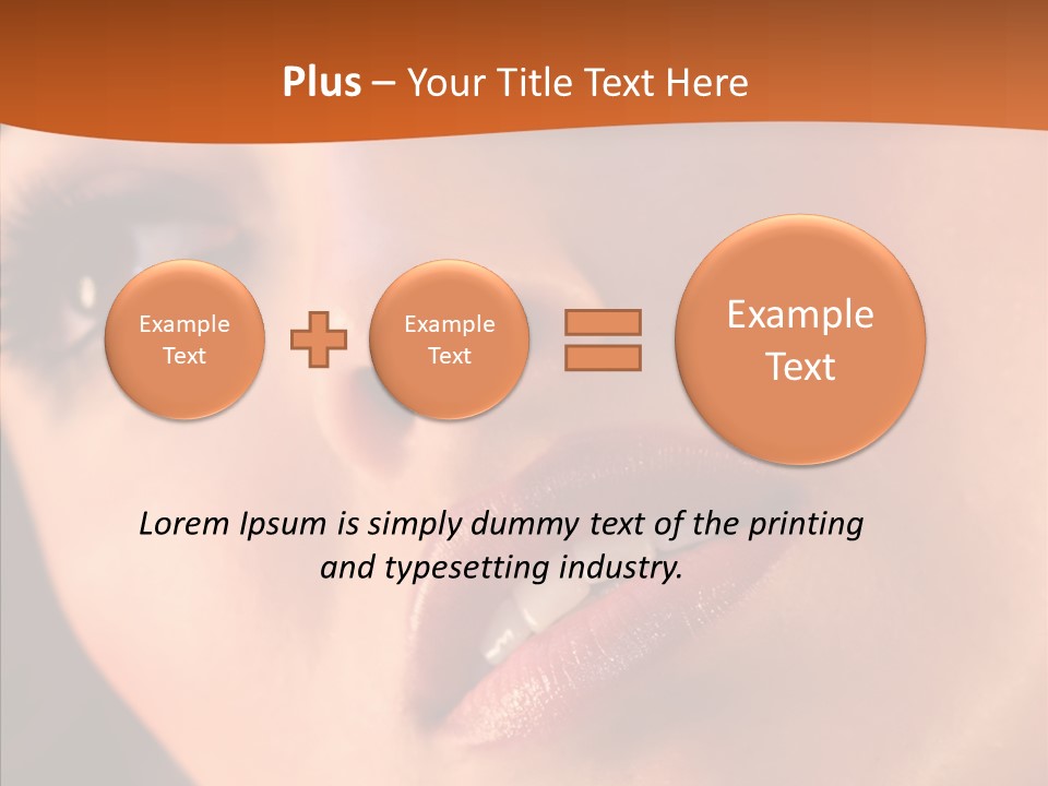 Beautiful Professional Face PowerPoint Template