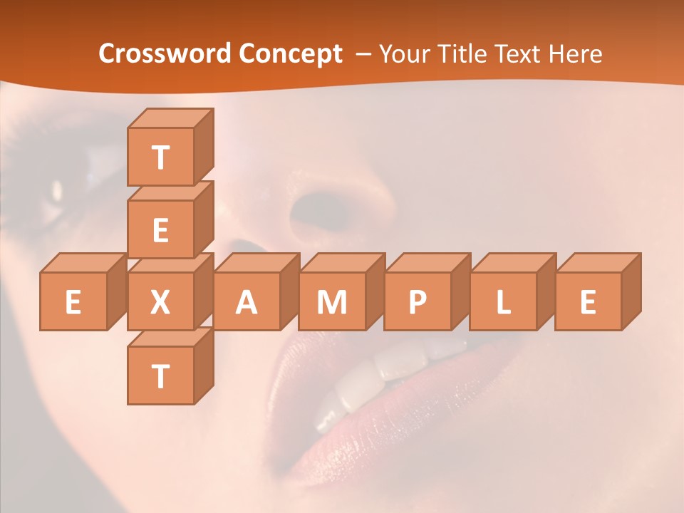 Beautiful Professional Face PowerPoint Template