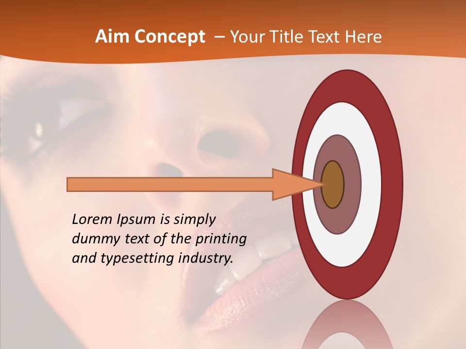 Beautiful Professional Face PowerPoint Template