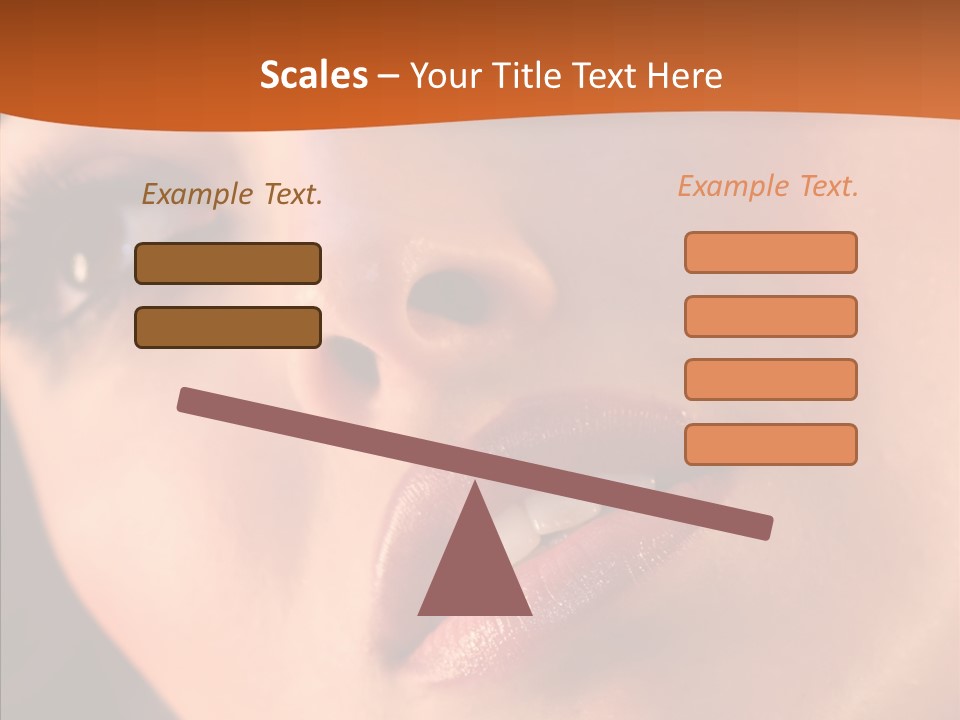 Beautiful Professional Face PowerPoint Template