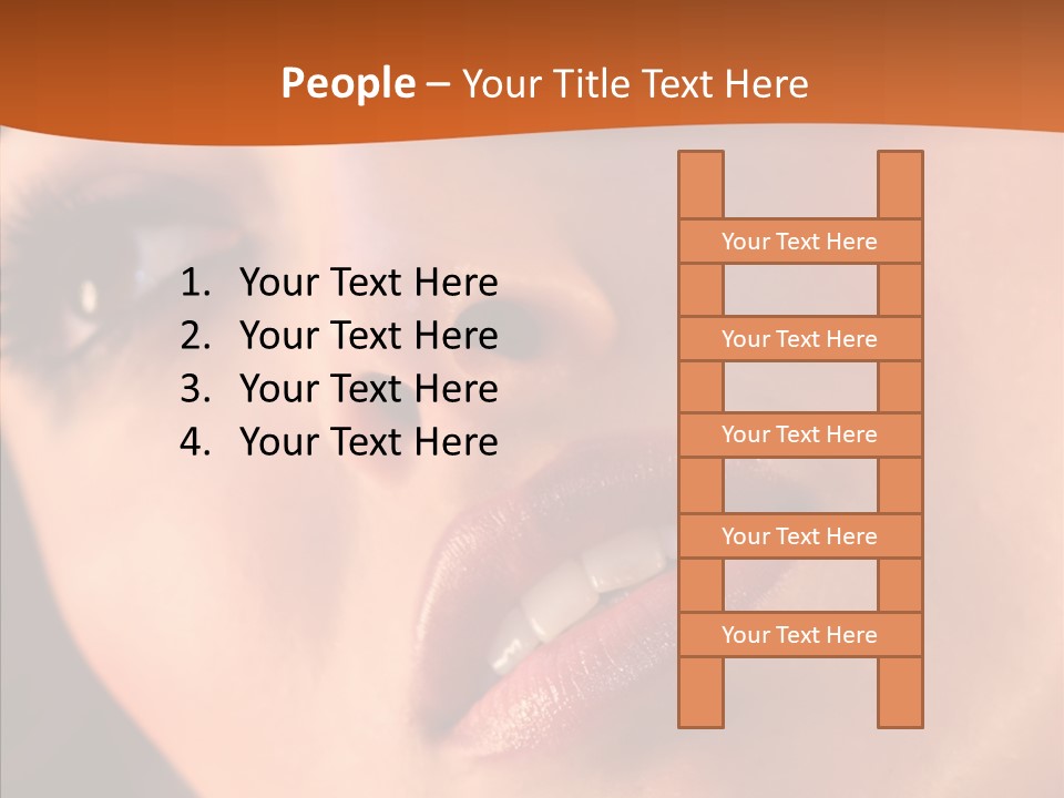 Beautiful Professional Face PowerPoint Template