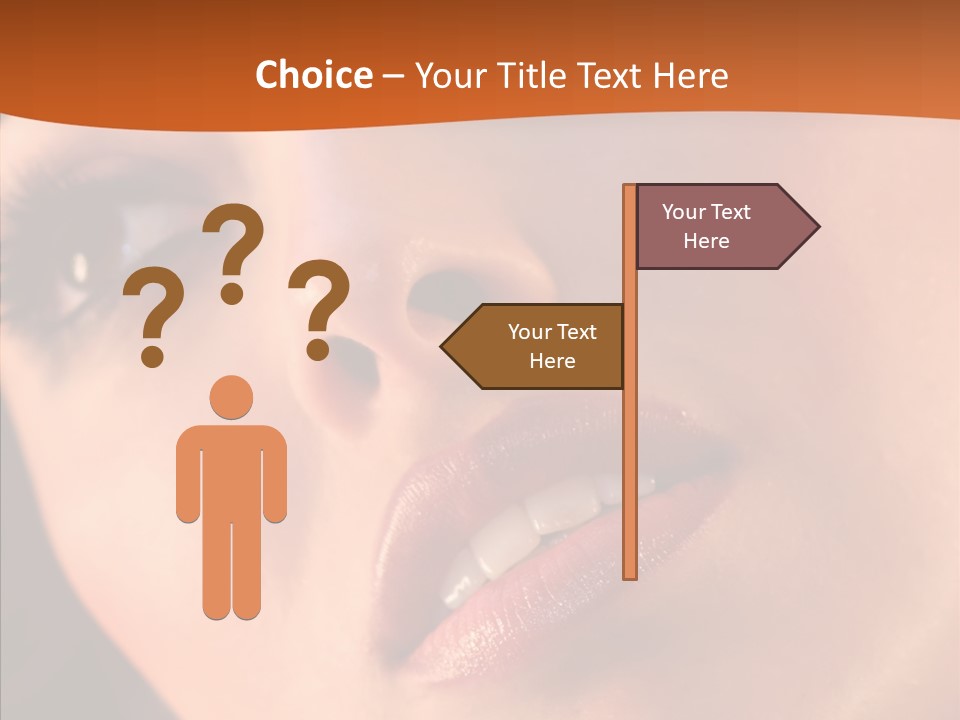 Beautiful Professional Face PowerPoint Template