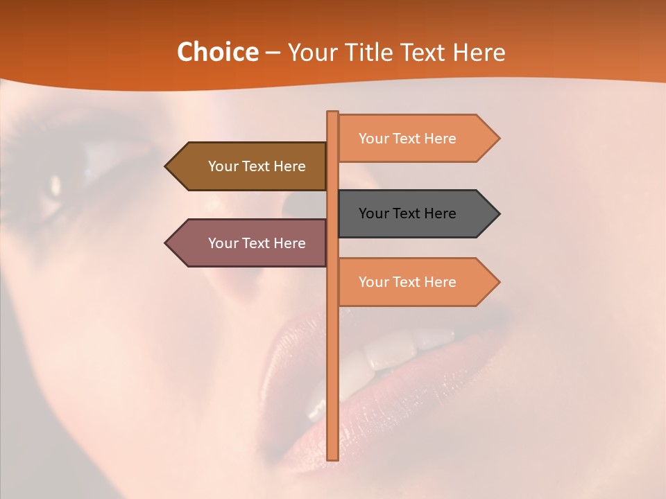 Beautiful Professional Face PowerPoint Template