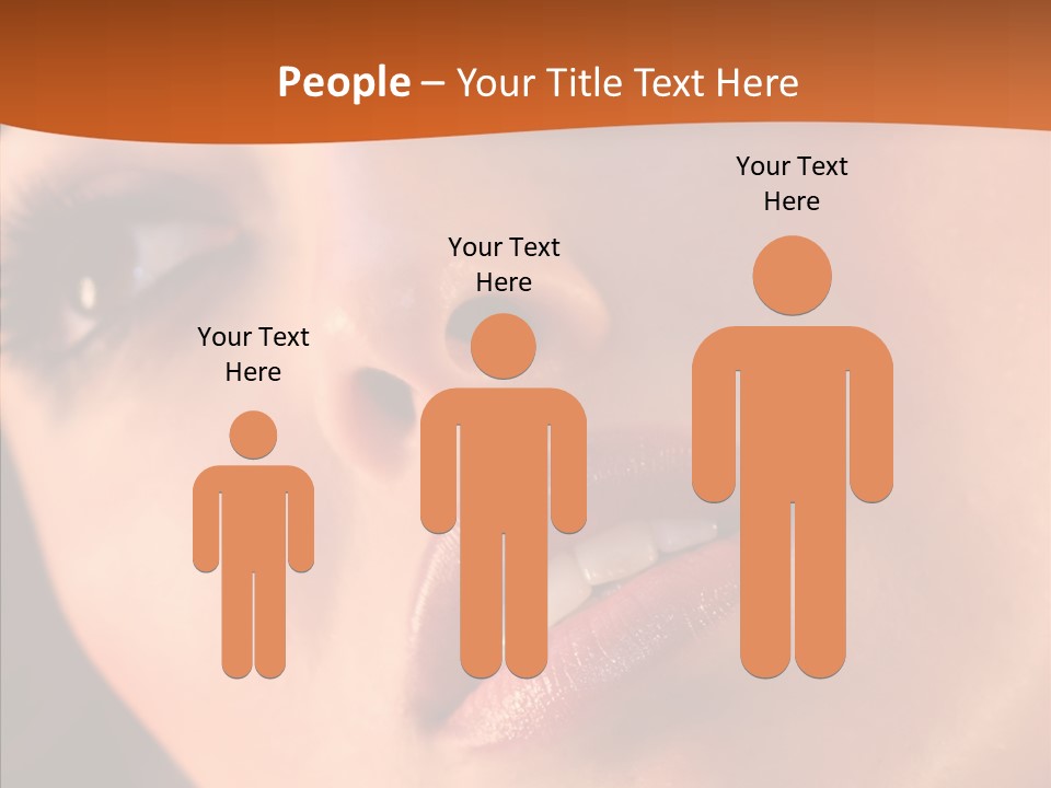 Beautiful Professional Face PowerPoint Template