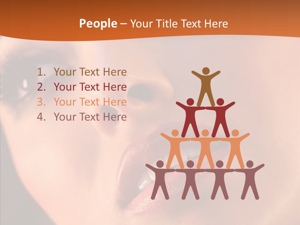 Beautiful Professional Face PowerPoint Template