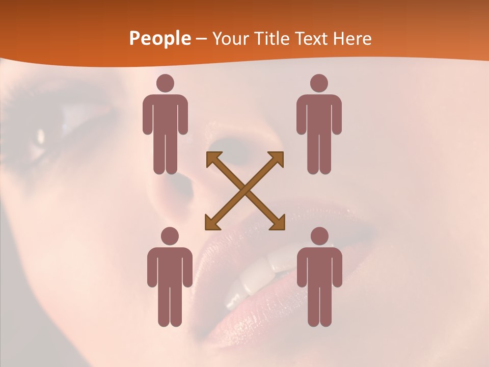 Beautiful Professional Face PowerPoint Template