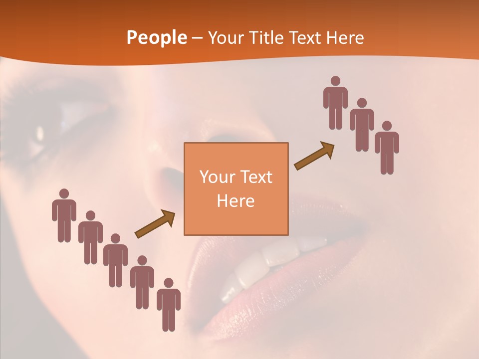 Beautiful Professional Face PowerPoint Template