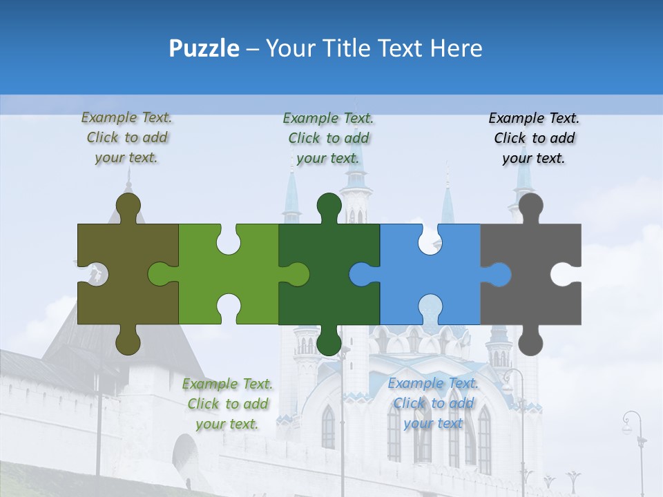 City Mosque  Anniversary PowerPoint Template