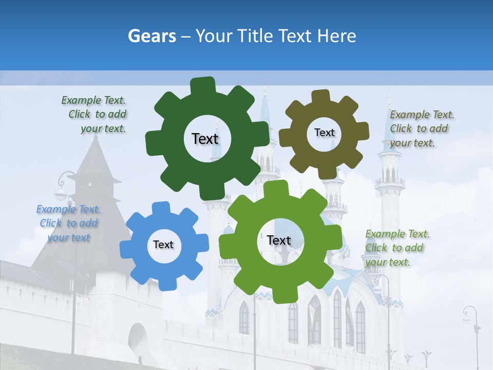 City Mosque  Anniversary PowerPoint Template