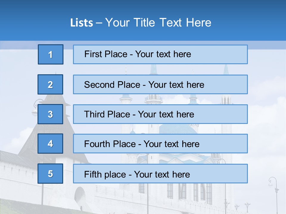 City Mosque  Anniversary PowerPoint Template