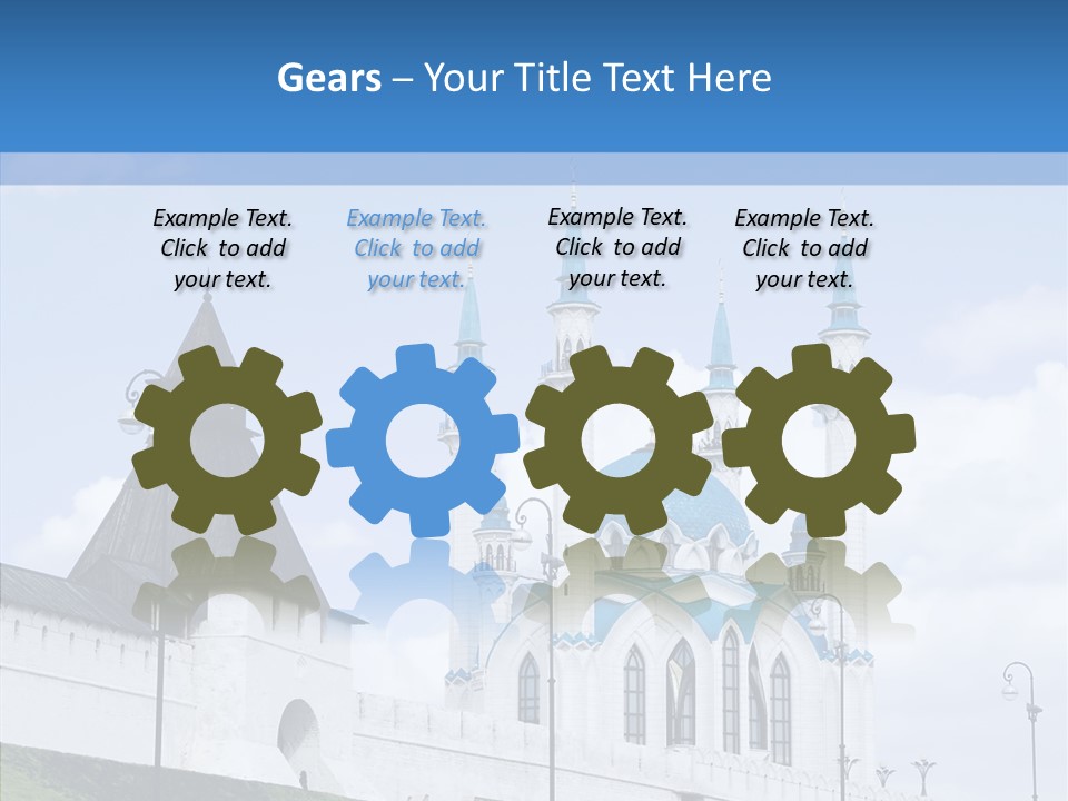 City Mosque  Anniversary PowerPoint Template